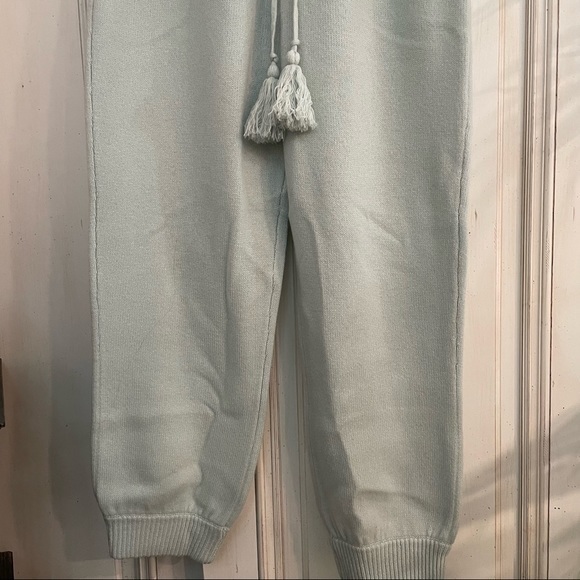 RELISTED! LoveShackFancy L Cashmere Wool Blend Tristan Drawstring Tassel Pants - Picture 11 of 17